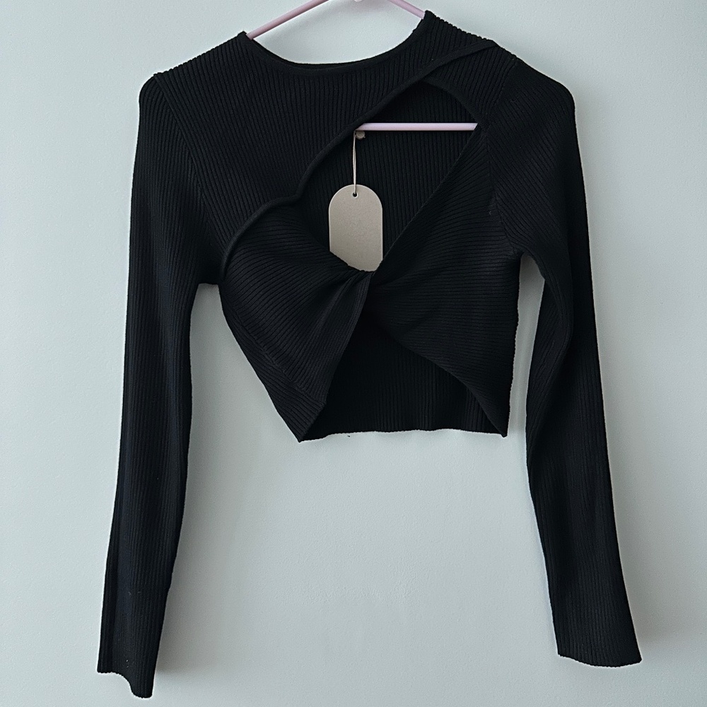 Meshki Cameron Knit Crop Top